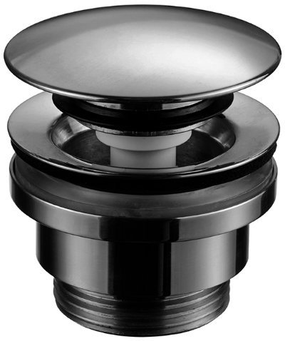 Tapwell 74400 pohjaventtiili, musta kromi