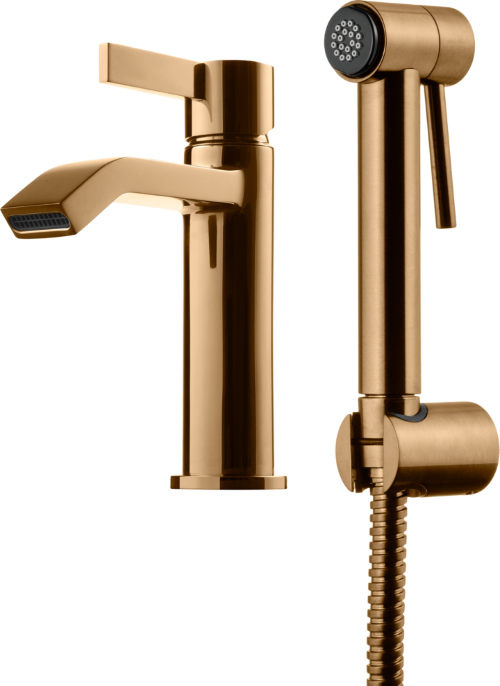 Tapwell ARM069 pesuallashana käsisuihkulla, messinki