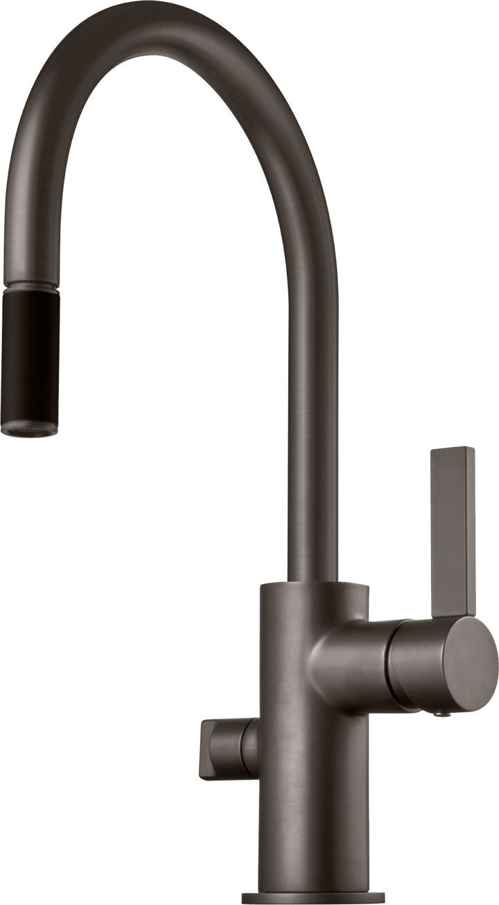 Tapwell ARM385 keittiöhana Graphite, Grafiitti