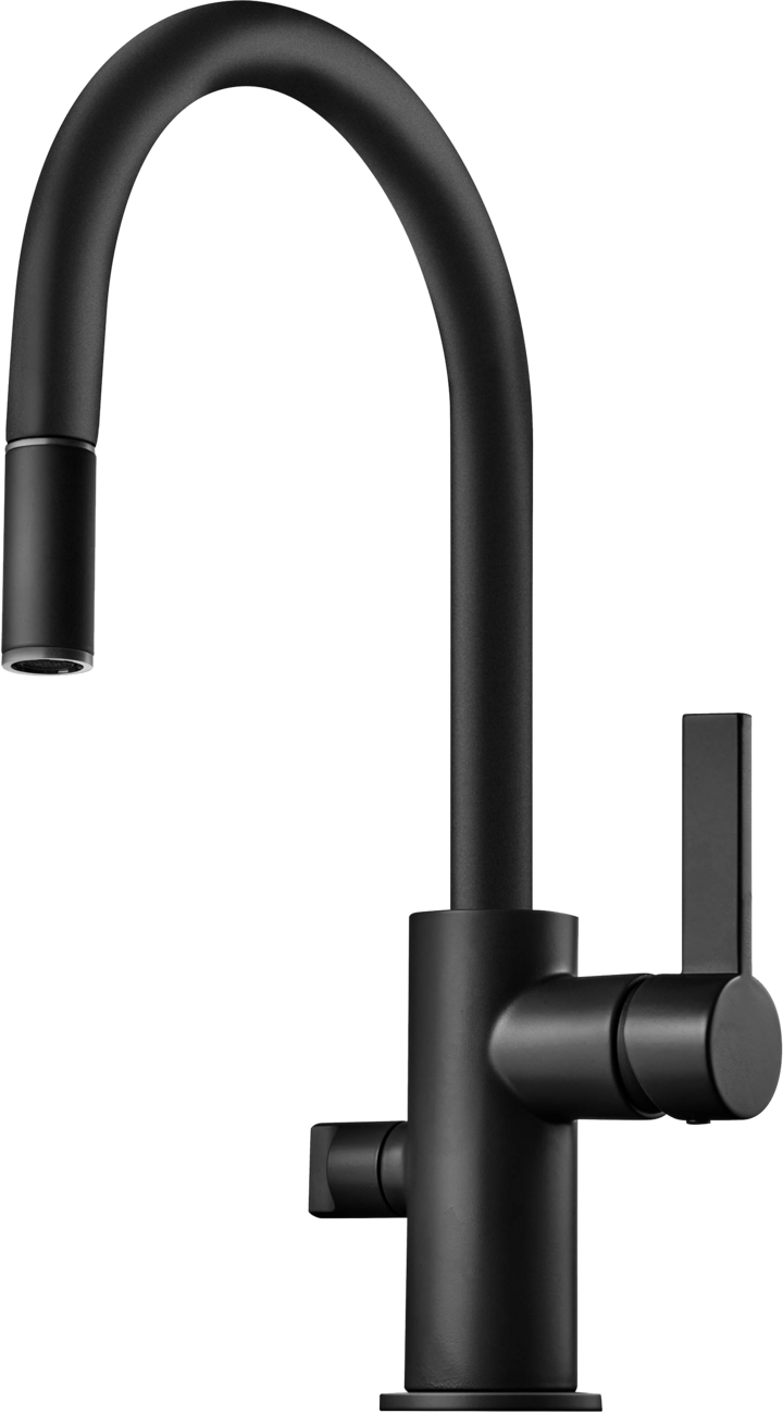 Tapwell ARM385 keittiöhana, matta musta