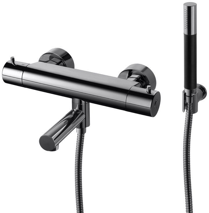 Tapwell EVM026 amme- ja suihkuhana, musta kromi