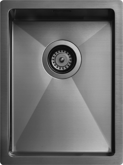 Tapwell TA3040 keittiöallaspaketti, musta kromi