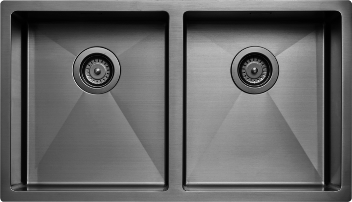 Tapwell TA4040 keittiöallaspaketti, musta kromi