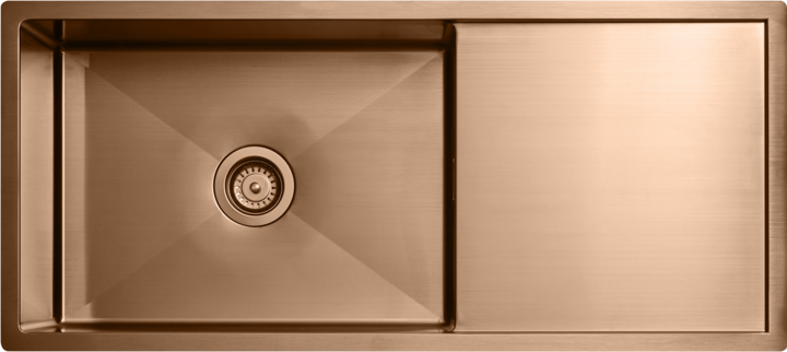 Tapwell TA8140 keittiöallaspaketti, laskutaso oikealla, kupari