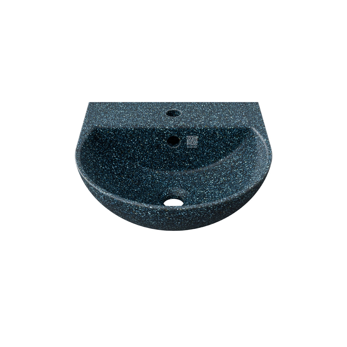 Moderni pieni pesuallas, Woodio Soft40 seinäkiinnitteinen pesuallas, Arctic