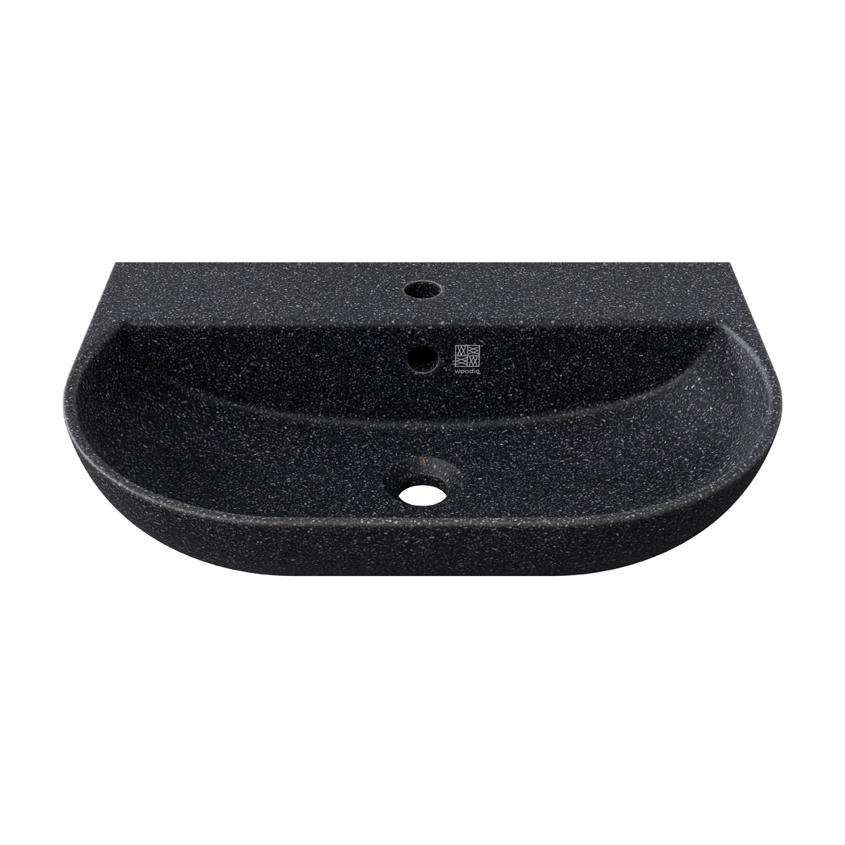 Moderni Woodio Soft60 seinään kiinnitettävä pesuallas Char