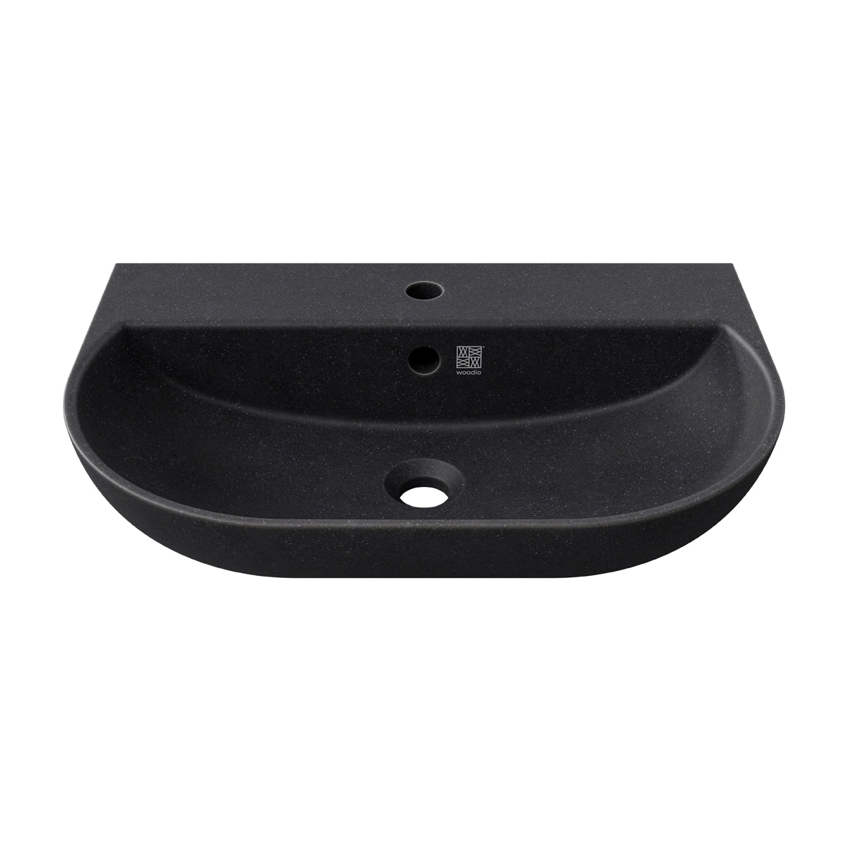 Woodio Soft60 seinään kiinnitettävä pesuallas Coal