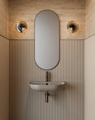 Woodio Soft60 seinään kiinnitettävä kaunis pesuallas Earth