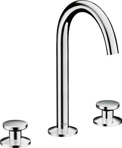 AXOR ONE 3-osainen pesuallashana Select 170 PushOpen-pohjaventtiilillä, 48070000, kromi