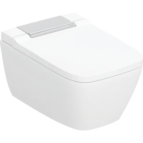 Geberit AquaClean Sela Square pesevä wc-istuin, seinä-WC, kromi