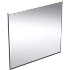 Geberit Option Plus Square -tasopeili 750x32x700mm, suoralla ja epäsuoralla valaistuksella, matta musta