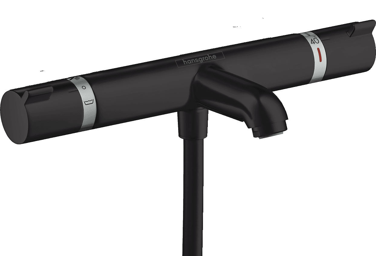 Hansgrohe Ecostat amme- ja suihkutermostaatti Comfort Nordic, pinta-asennus, 13186670, mattamusta