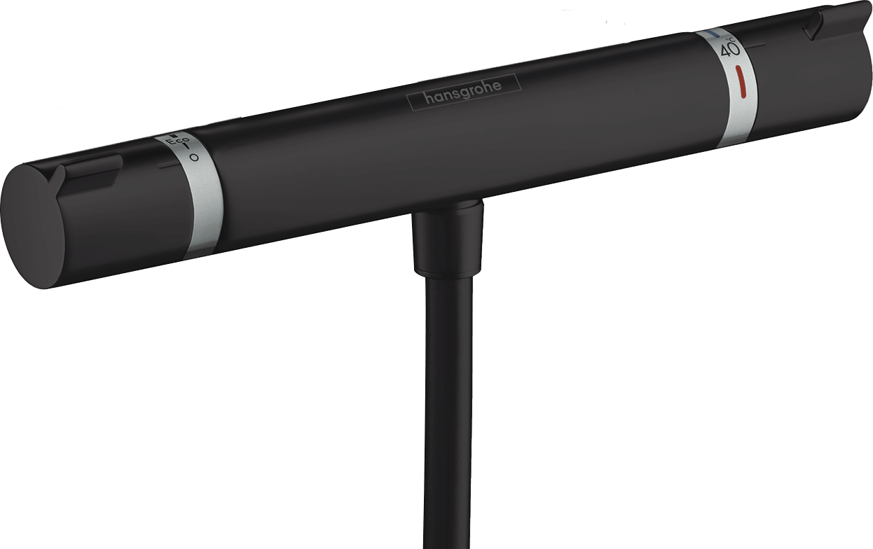 Hansgrohe Ecostat suihkutermostaatti Comfort Nordic, pinta-asennus, 13193670, mattamusta