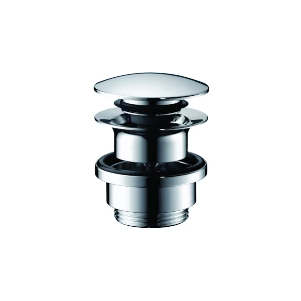 Hansgrohe PushOpen pohjaventtiili metallirungolla, 50100000, kromi – Balneo