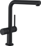 Hansgrohe Talis M54 yksiote keittiöhana 270 1jet, pesukoneventtiili, 72827670, mattamusta