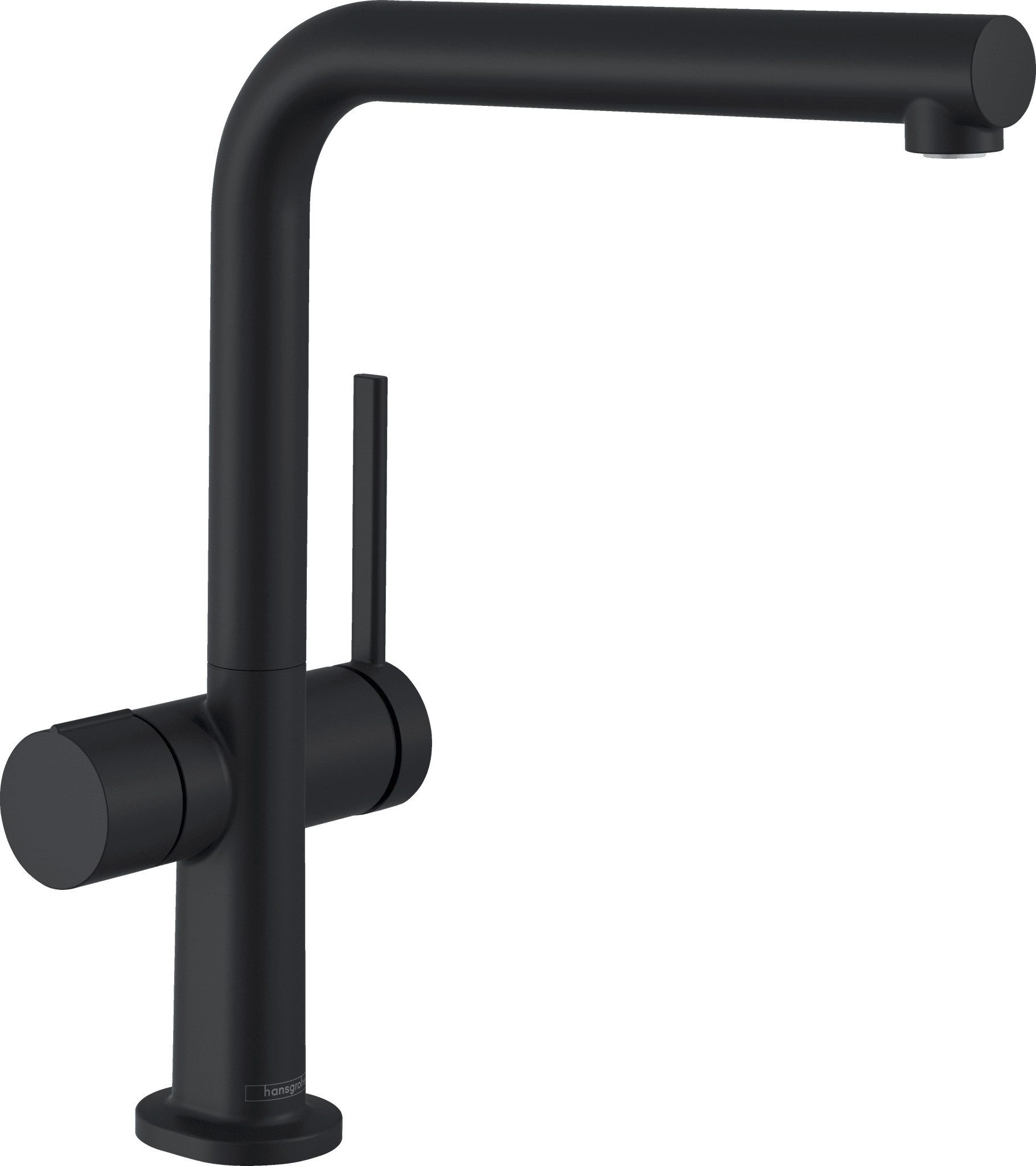 Hansgrohe Talis M54 yksiote keittiöhana 270 1jet, pesukoneventtiili, 72827670, mattamusta
