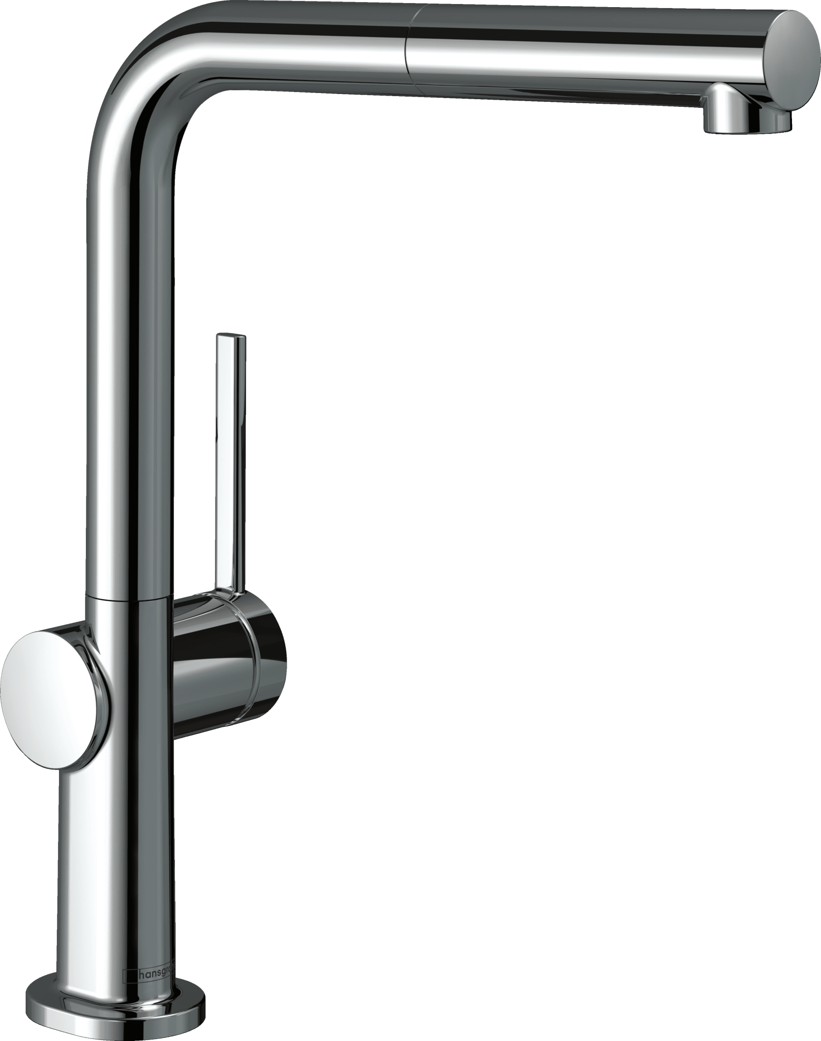 Hansgrohe Talis M54 yksiote keittiöhana 270 1jet, ulosvedettävä juoksuputki, Nordic sBox letkukotelo, 72849000, kromi