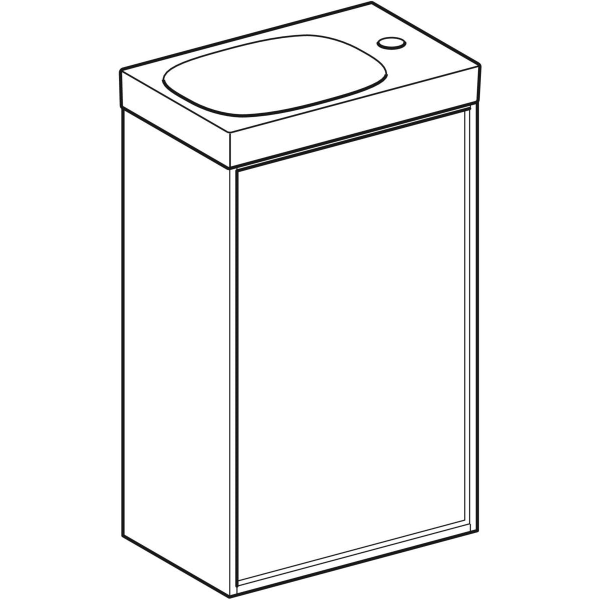 IDO Sense Art -allaskaappipaketti, yhdellä ovella, compact, piirroskuva