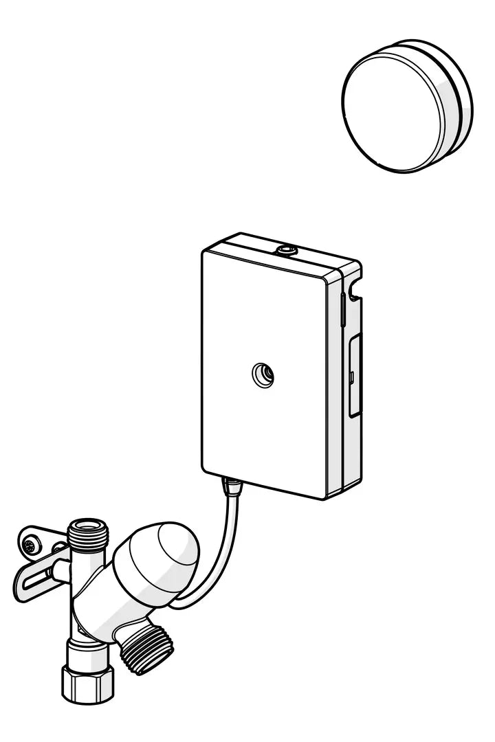Oras älykäs pesukoneventtiili, 3 V, Bluetooth, 272100, kromi, piirroskuva