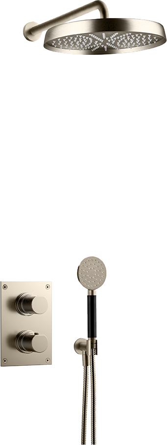 Tapwell ARM7268 piiloasennettava sadesuihku, Harjattu nikkeli